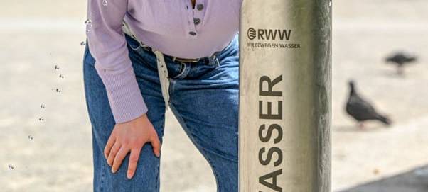 RWW nimmt öffentliche Trinkbrunnen in Betrieb