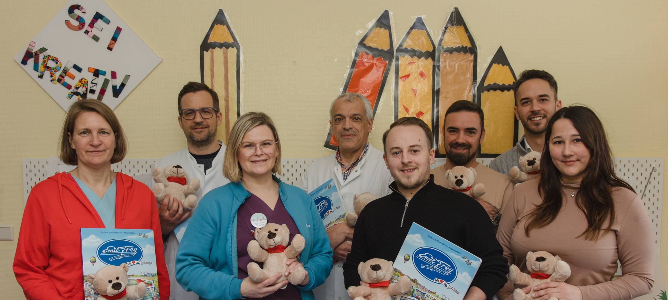 Viele Trösteteddys für Kinder im EKO