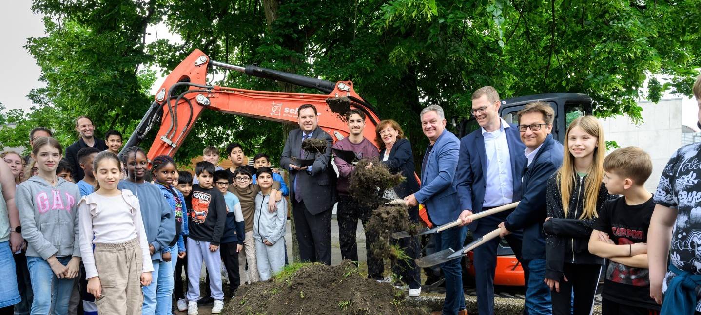 Realschule bekommt schöneren Schulhof