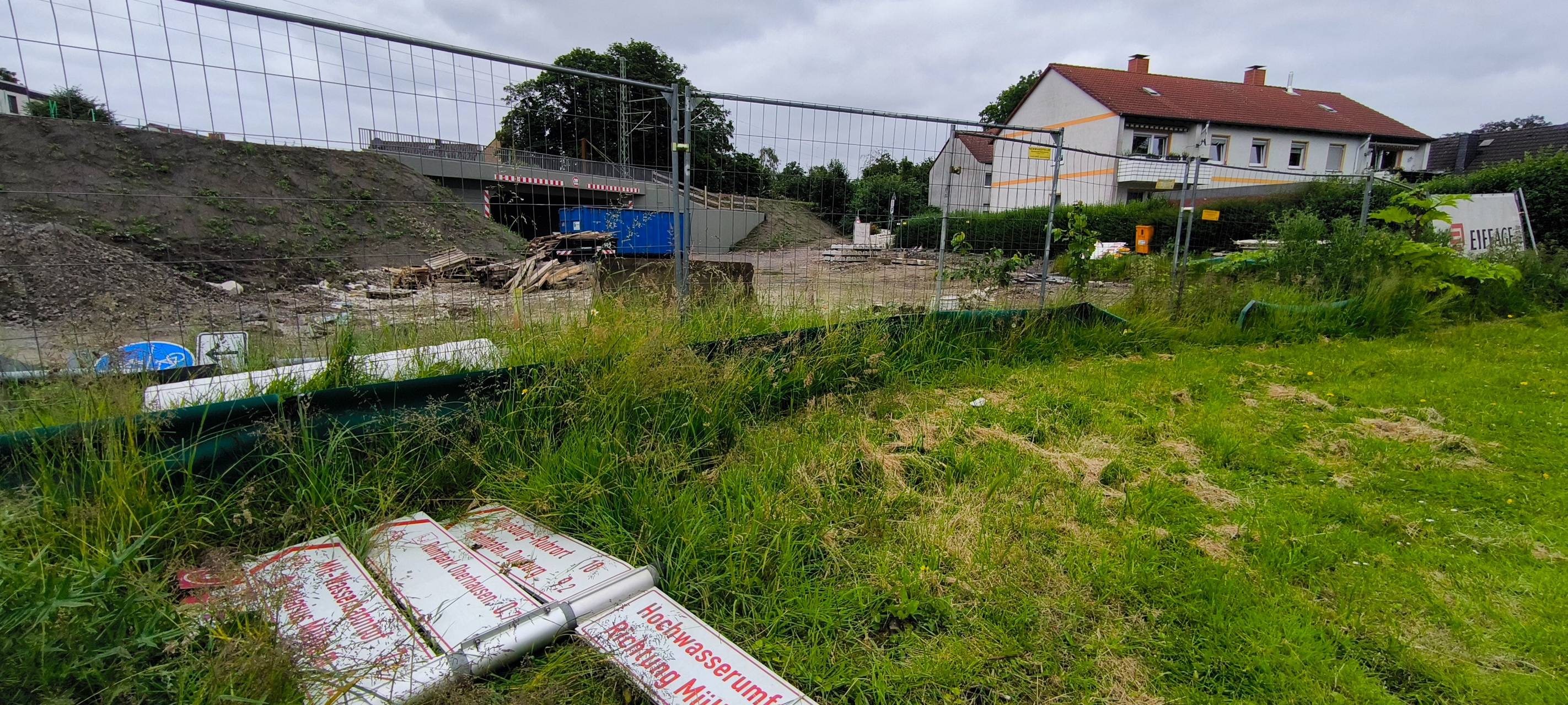 Weiter Umleitung auf Ruhrtalradweg