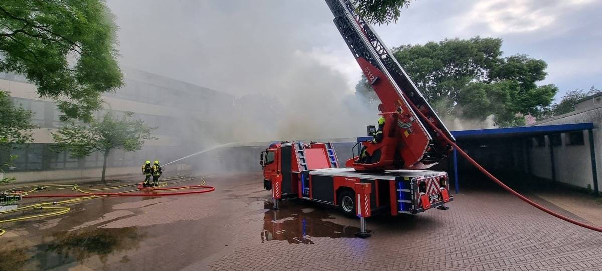Unterricht fällt nach Brand aus - MIT UPDATE