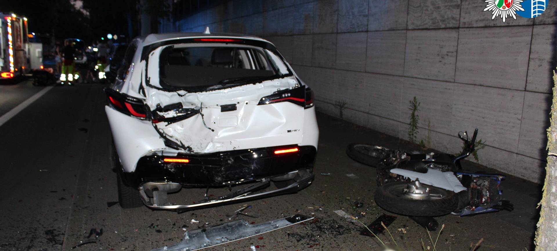 Motorradraser baut schweren Unfall in Lirich