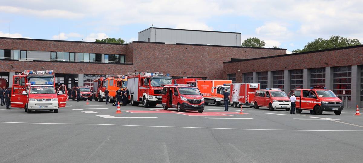 Feuerwehr macht Großübung