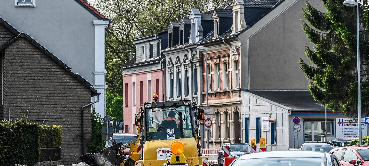 Sechs Wochen Sperrung hinter Mülheimer Stadtgrenze