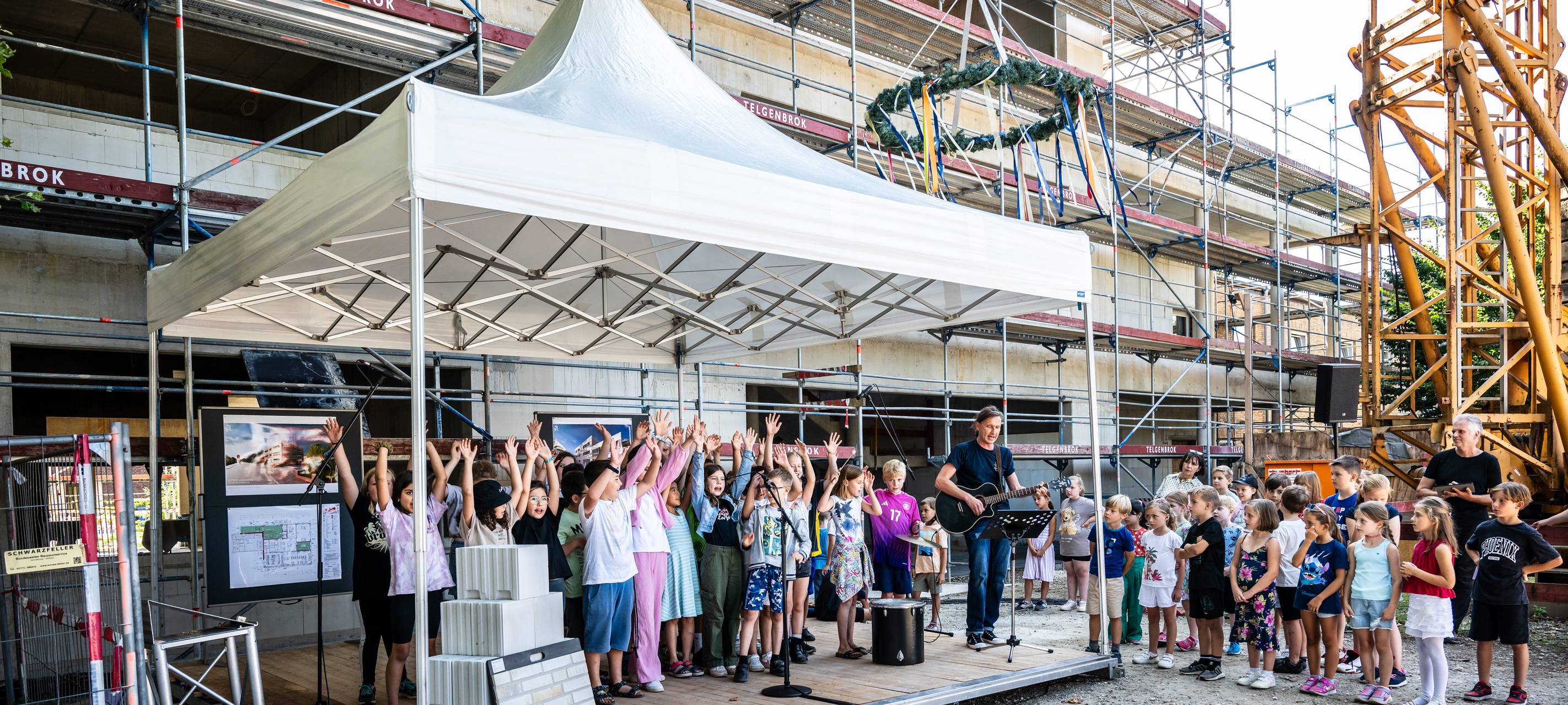 Richtfest: Erweiterung der Astrid-Lindgren-Schule