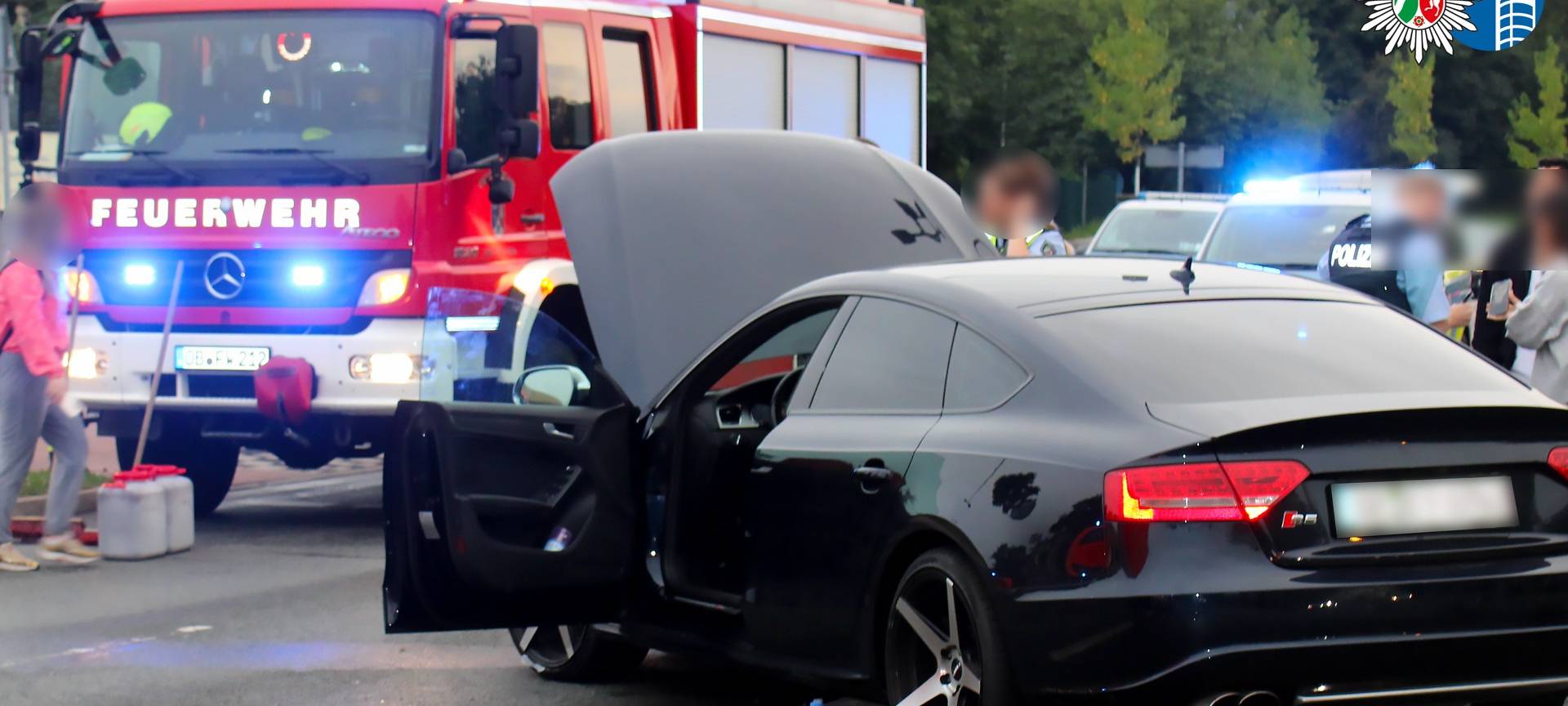 Unfall auf Osterfelder Straße mit Schwerverletzter