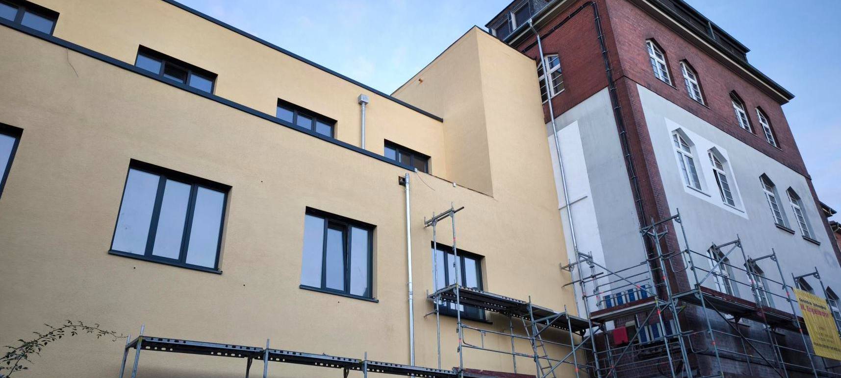 Wasserschaden am Erweiterungsbau der Helios-Klinik