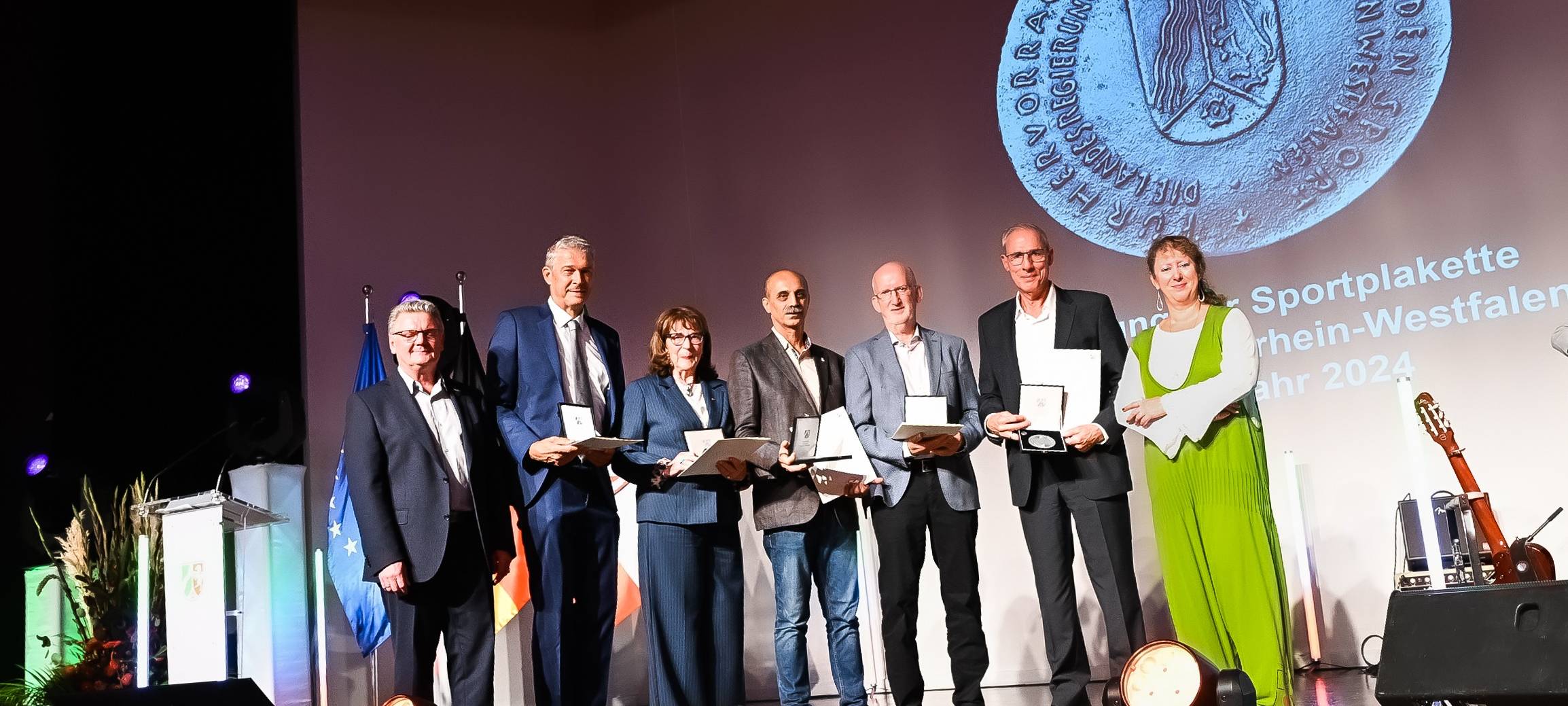 Drei Oberhausener mit Sportplakette des Landes geehrt