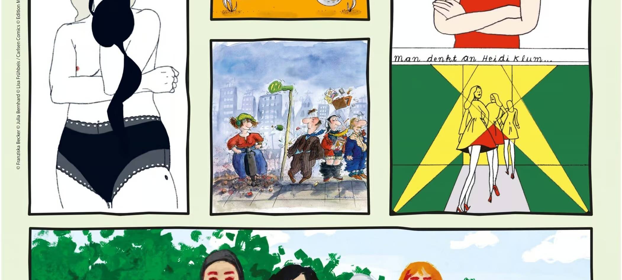 Ludwiggalerie zeigt Geschlechterkampf in Comicform