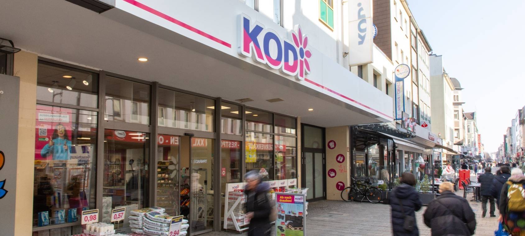 Ausverkauf in Oberhausener Filialen