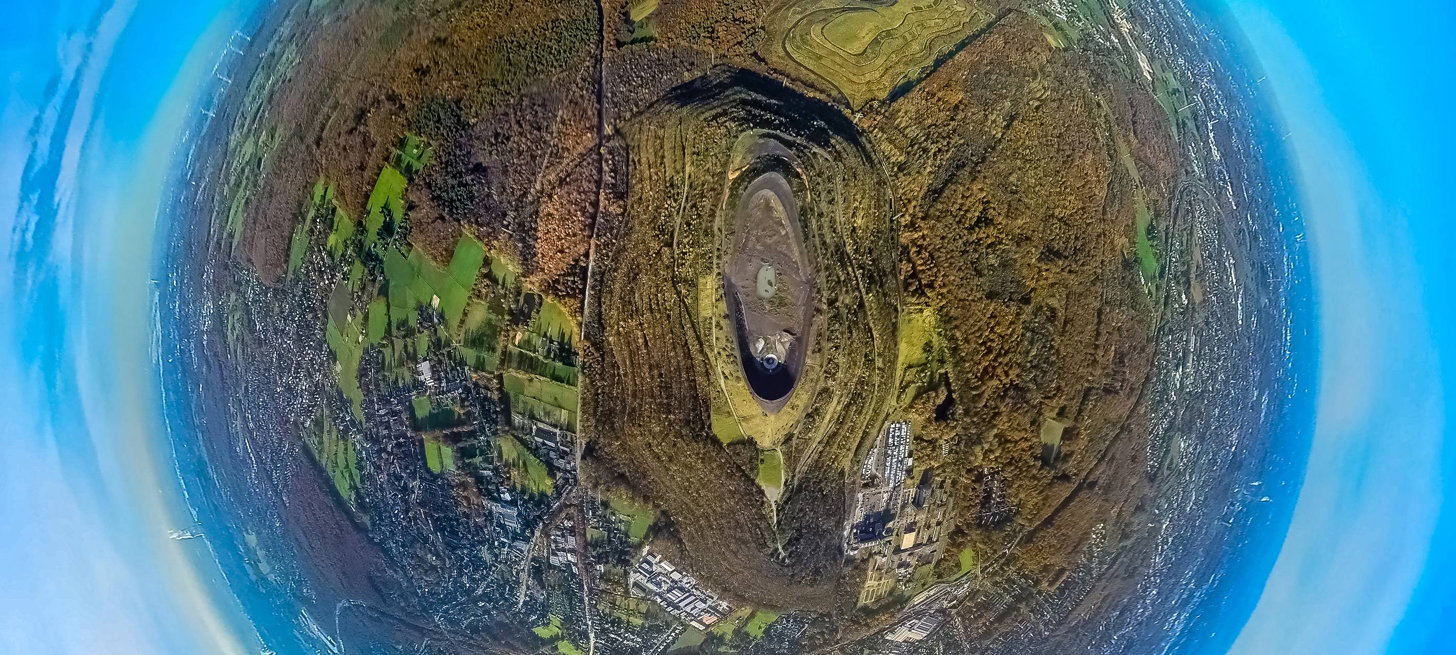 Halde Haniel: Arbeiten blockieren Wege