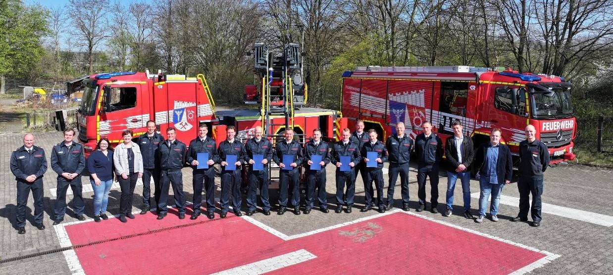 Feuerwehr begrüßt Nachwuchskräfte