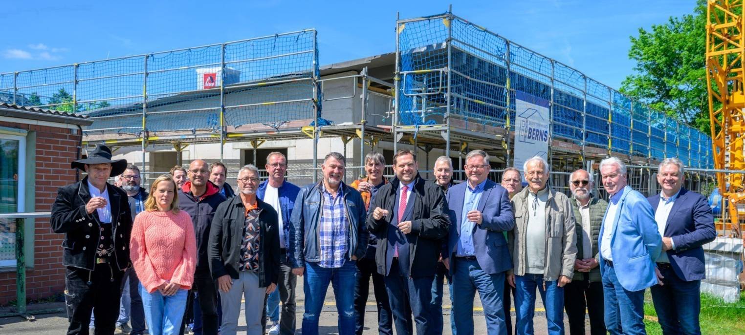 Richtfest im Emscher Sport- und Bewegungspark