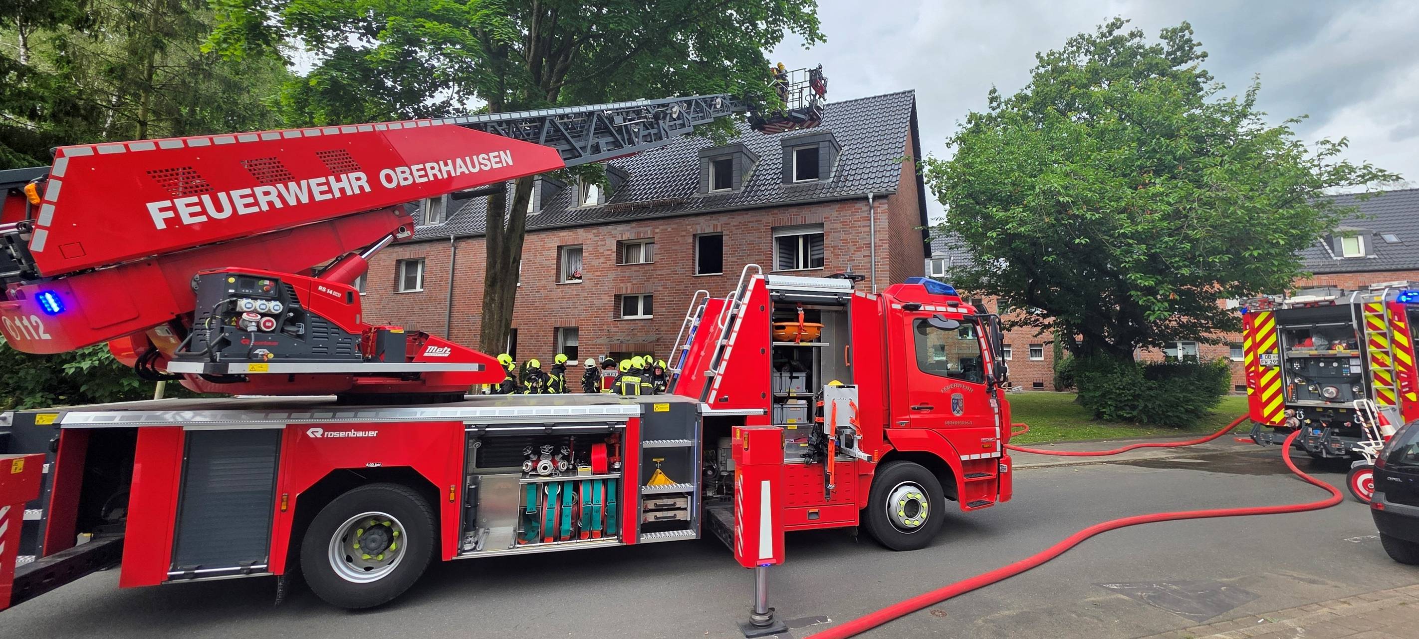 Schmachtendorf: Brand in Mehrfamilienhaus