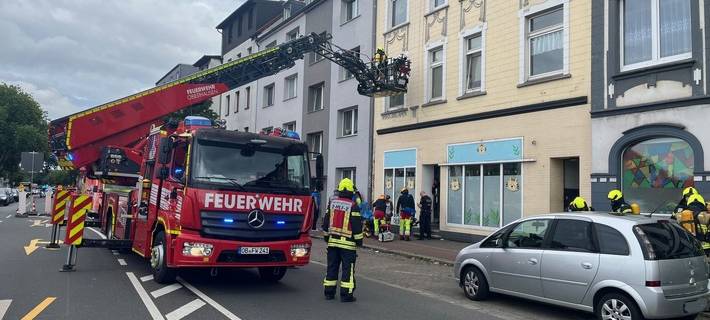 Küche gerät in Brand