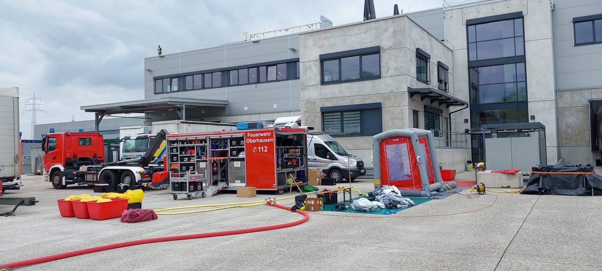 Großeinsatz wegen Ammoniak-Austritt