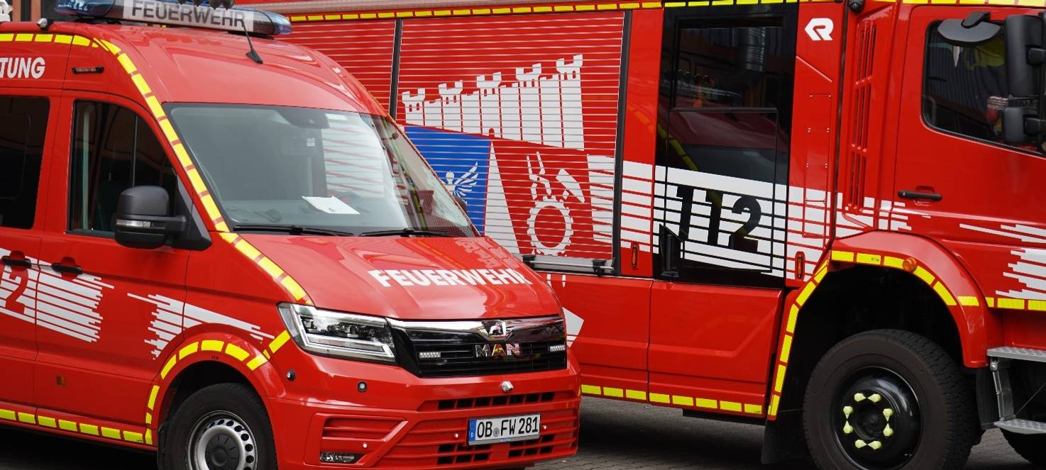 Kellerbrand in Oberhausen - Feuerwehr rettet Menschen
