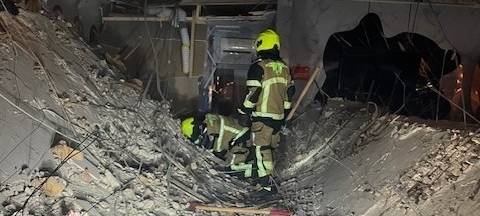 Decke von Ladenlokal stürzt ein