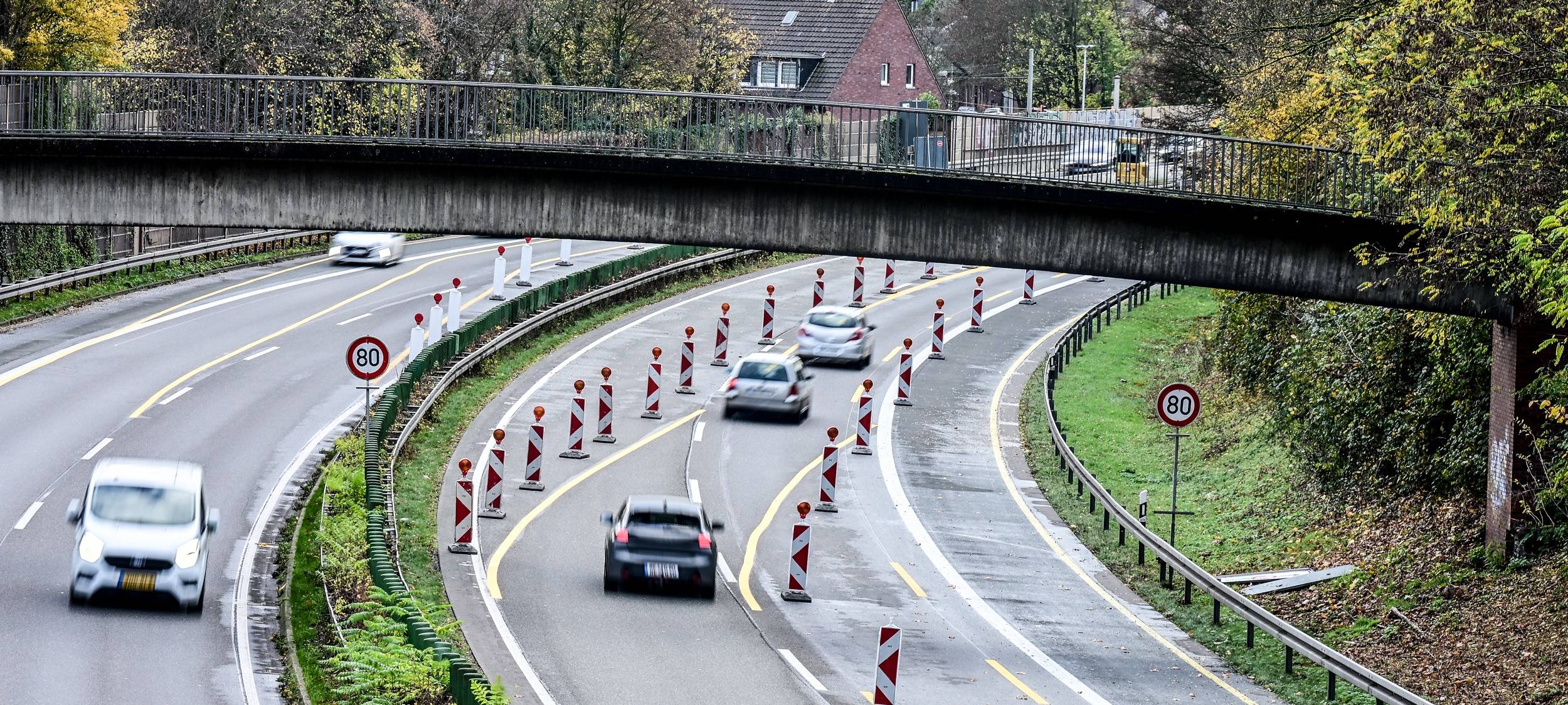 A516: Neue Verkehrsführung überrascht