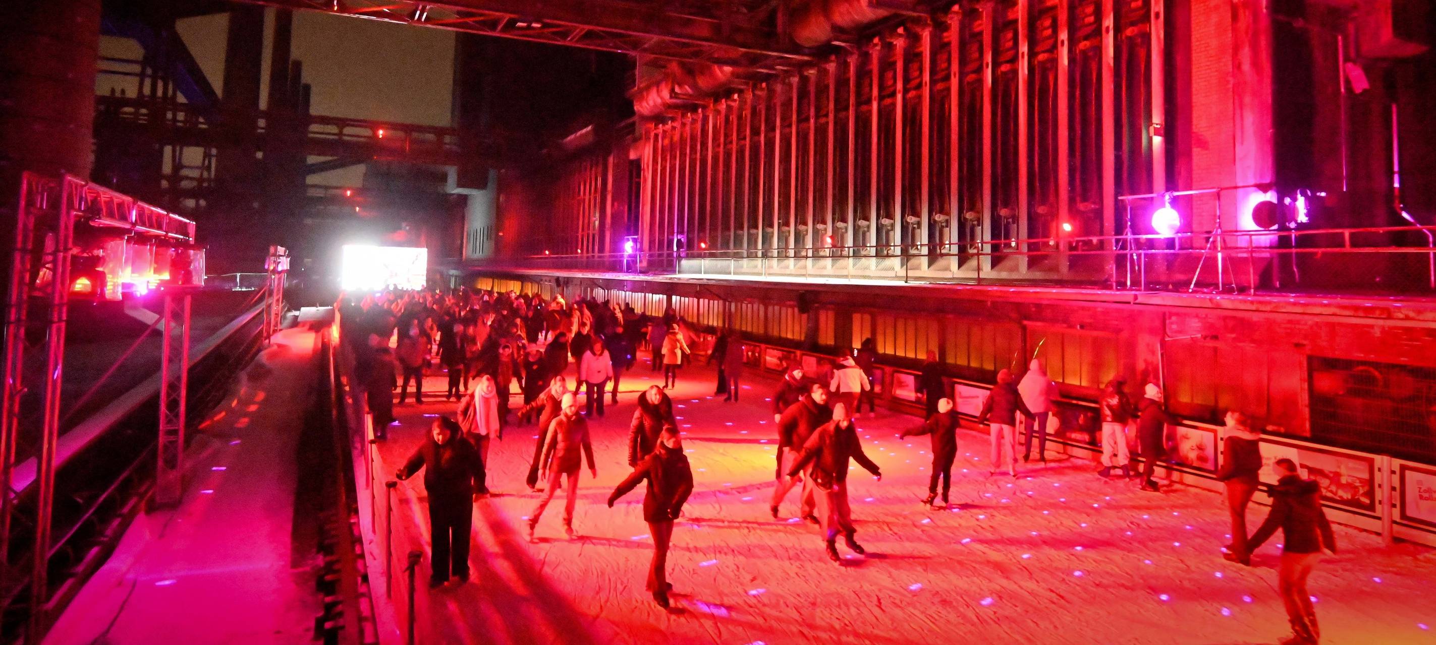 Zollverein: Eisbahn knackt Besucherrekord