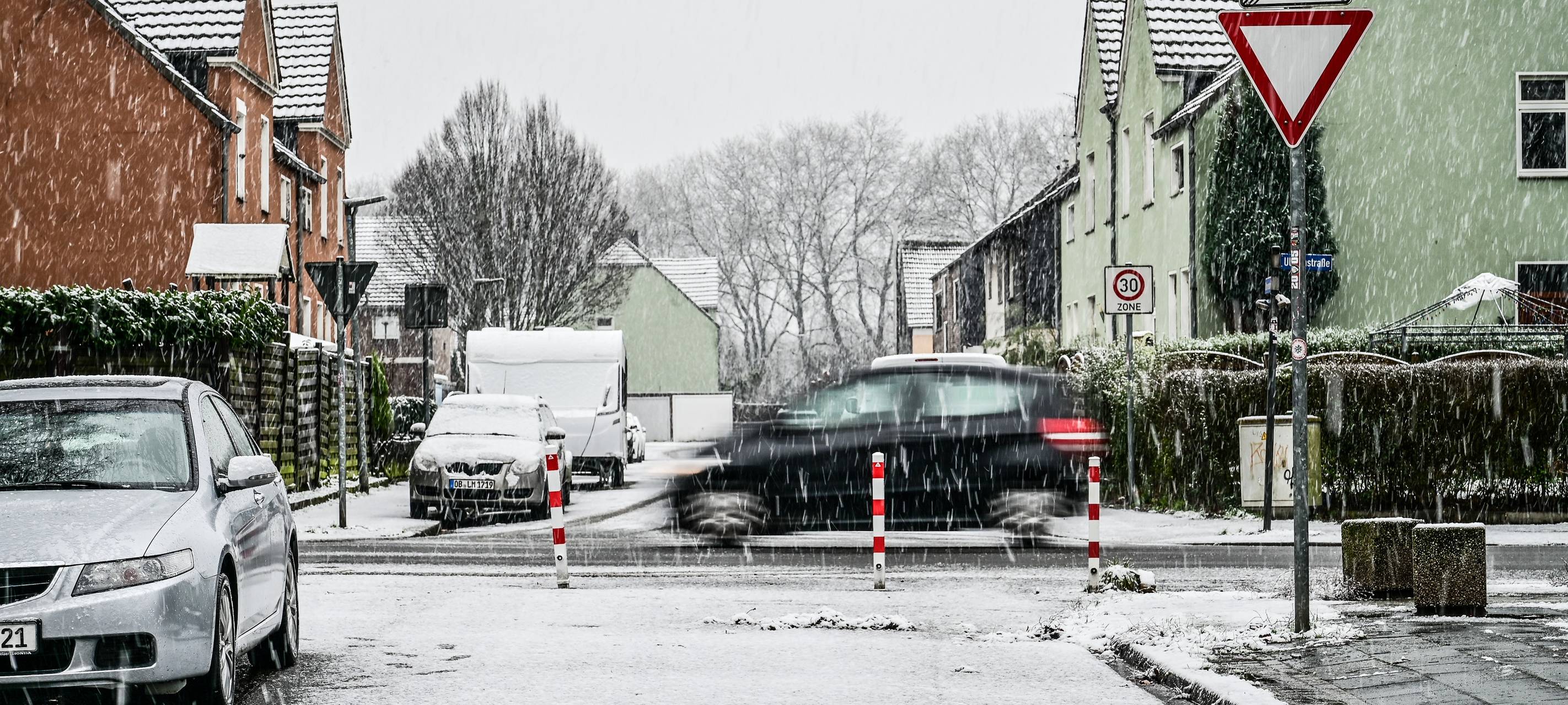 Winter: Schneefall sorgt für Probleme