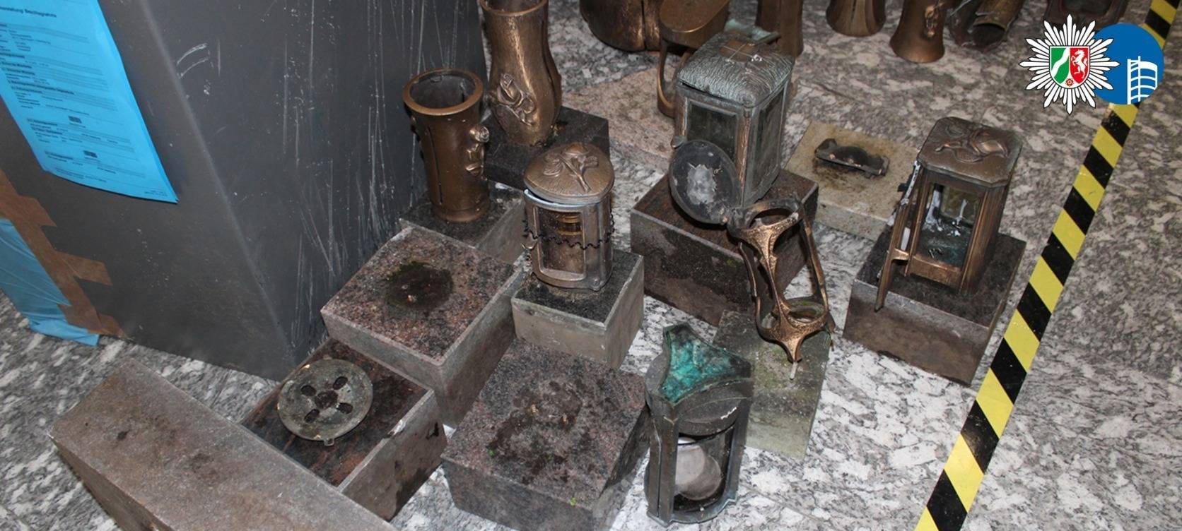 Metalldiebe auf Osterfelder Friedhof gefasst
