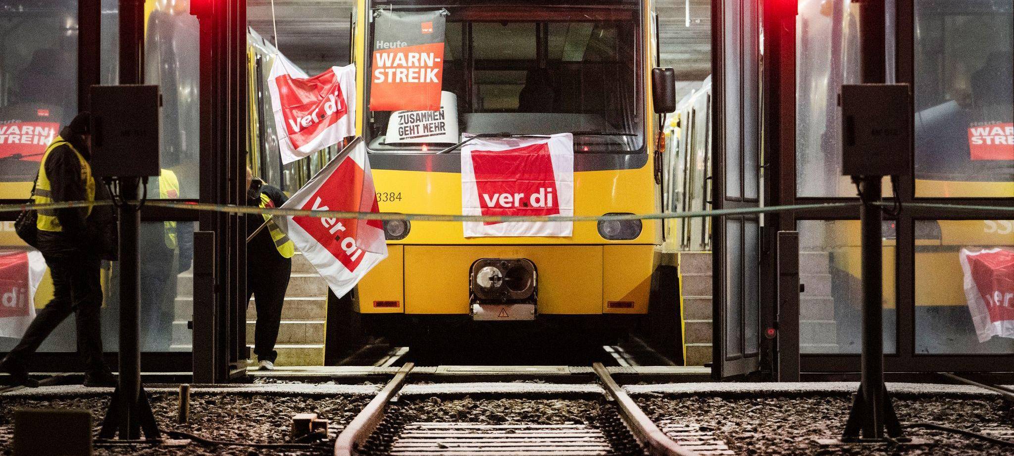 Verdi-Warnstreiks im Nahverkehr – Baden-Württemberg
