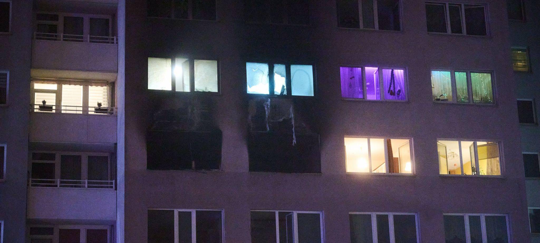 Hochhausbrand in Berlin