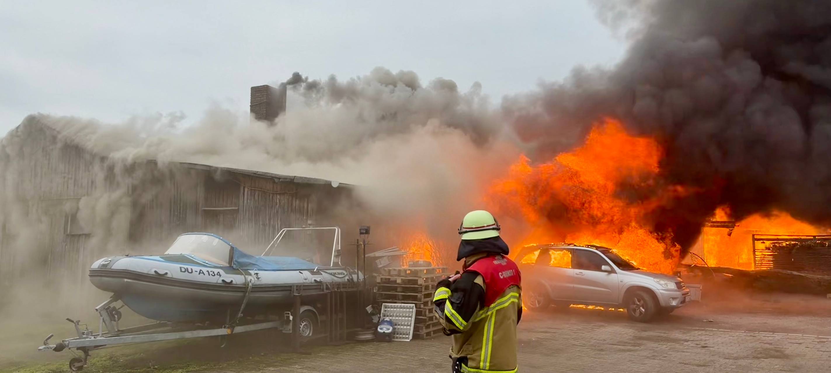 Großbrand in Essen am Freitag