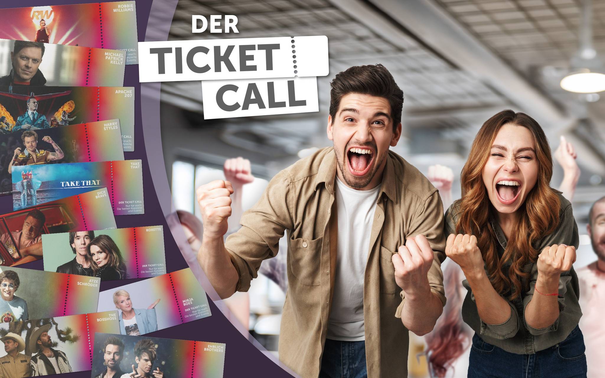 Der Ticket Call – Radio an und ab zu besten Events