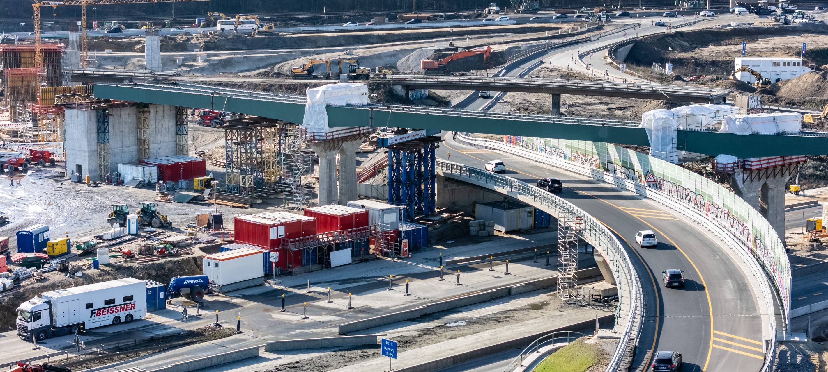 Weitere Sperrungen im Kreuz Kaiserberg ab Montag