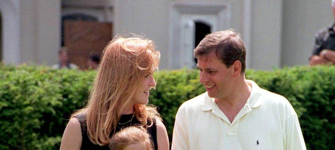 Ex-Prinz Andrew (rechts) mit Familie.