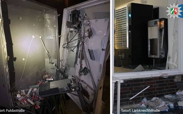 Fotos (2 Tatorte): Polizei Oberhausen