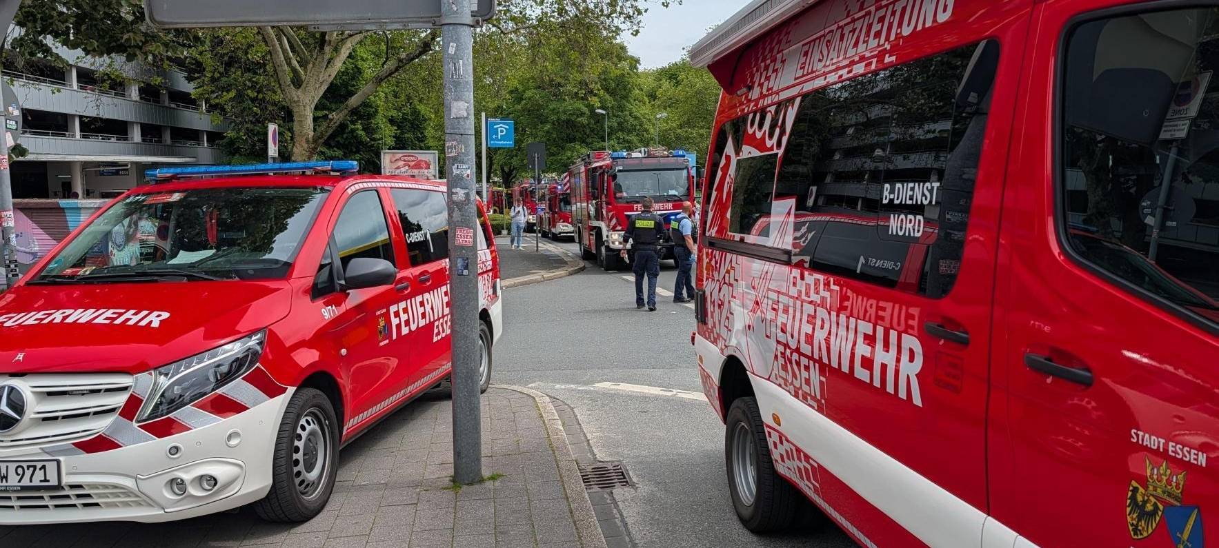 Essen: Großeinsatz in U-Bahn-Station