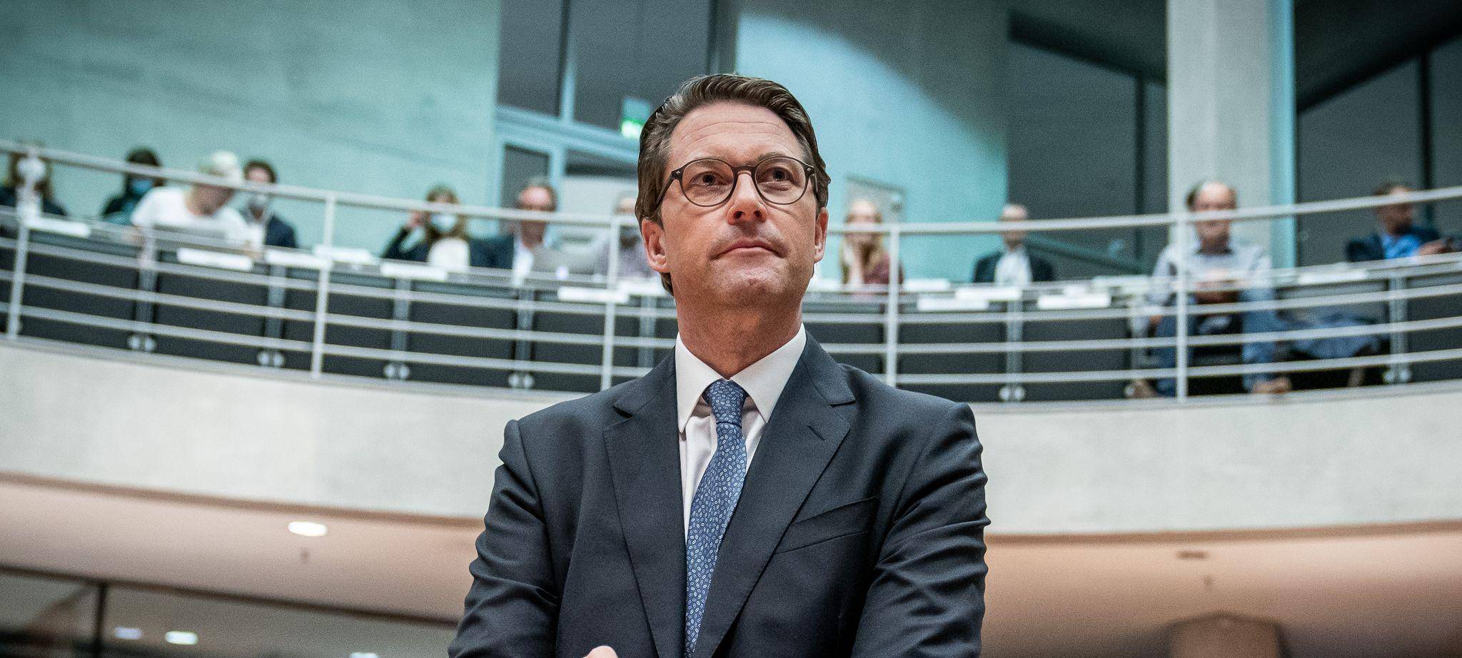 Andreas Scheuer beim Maut-Untersuchungsausschuss