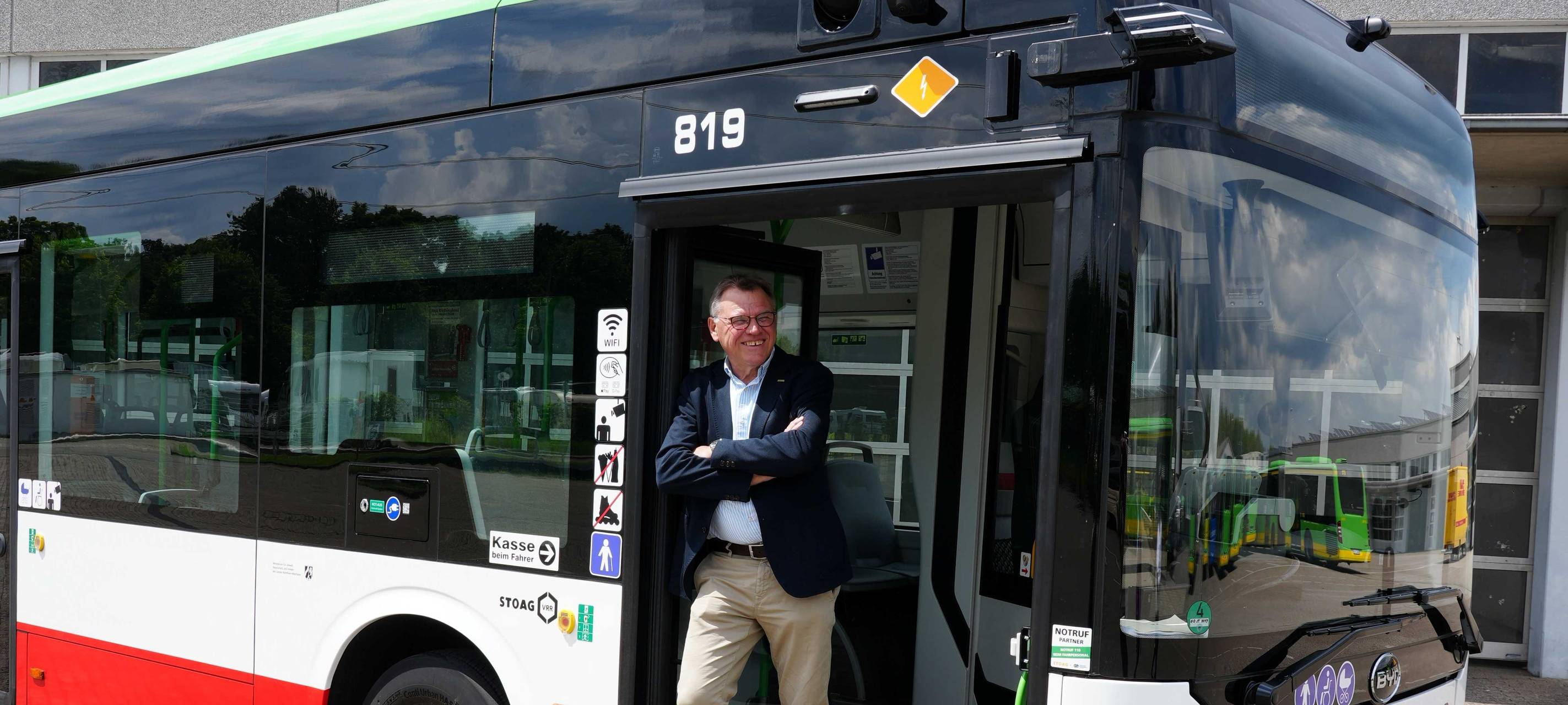 STOAG: Drei von zehn Bussen in Oberhausen fahren elektrisch