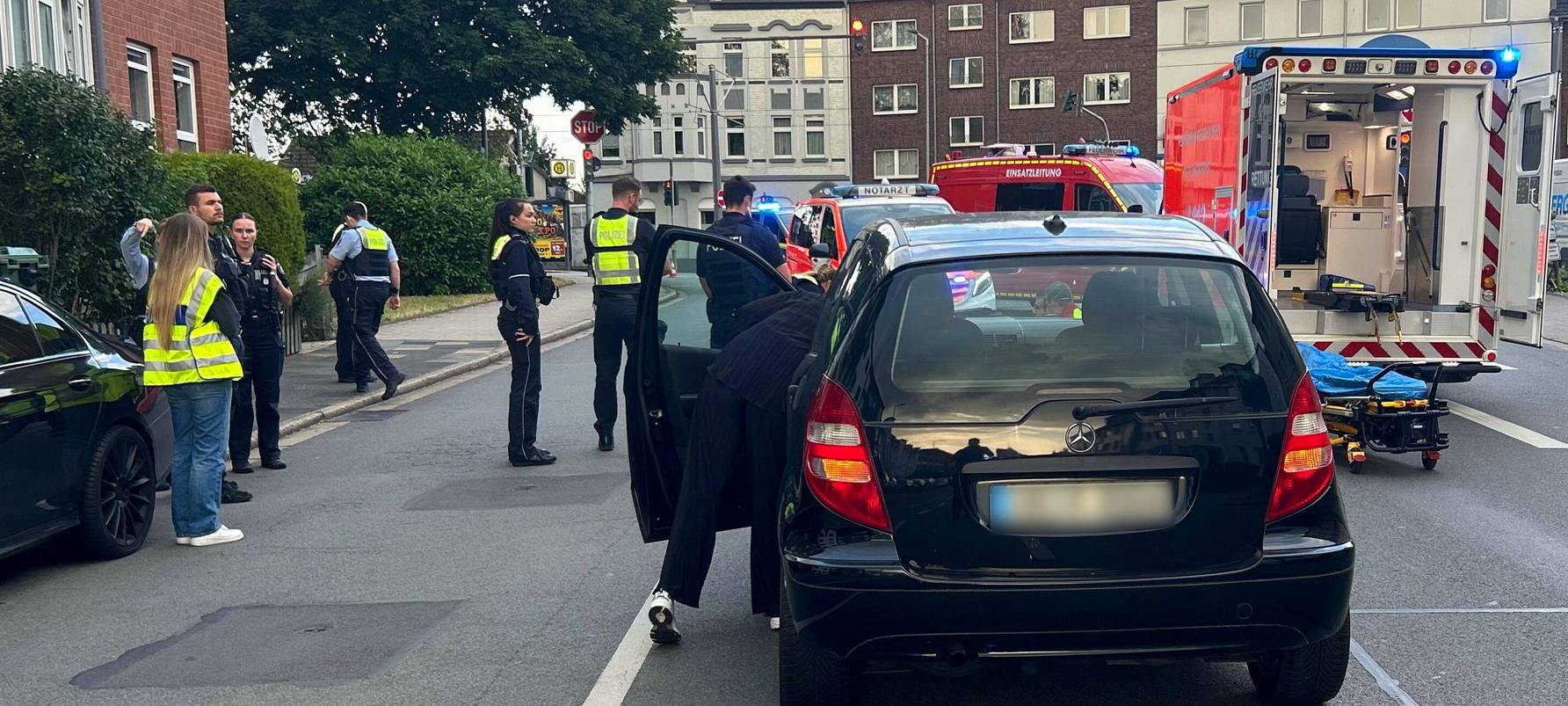 Oberhausen: Kind bei Unfall auf der Grenzstraße verletzt