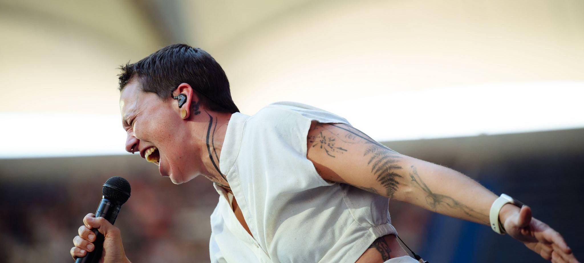 Stefanie Heinzmann im Volksparkstadion