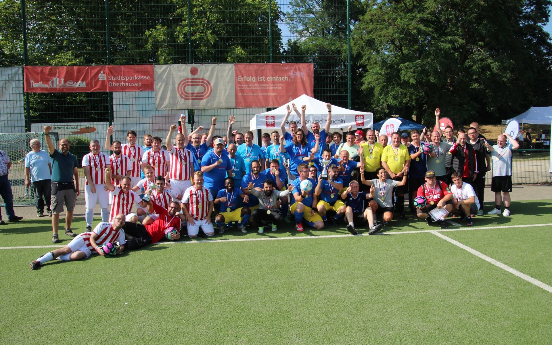 Caritas-Cup bringt Inklusion auf den Fußballplatz
