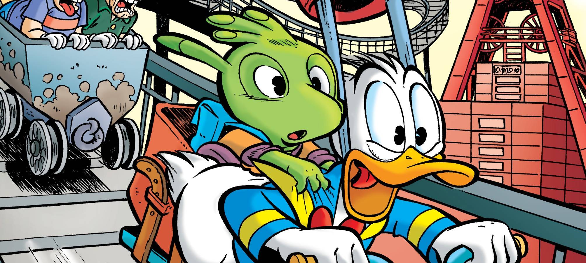 Donald Duck radelt durchs Revier — auch durch Oberhausen