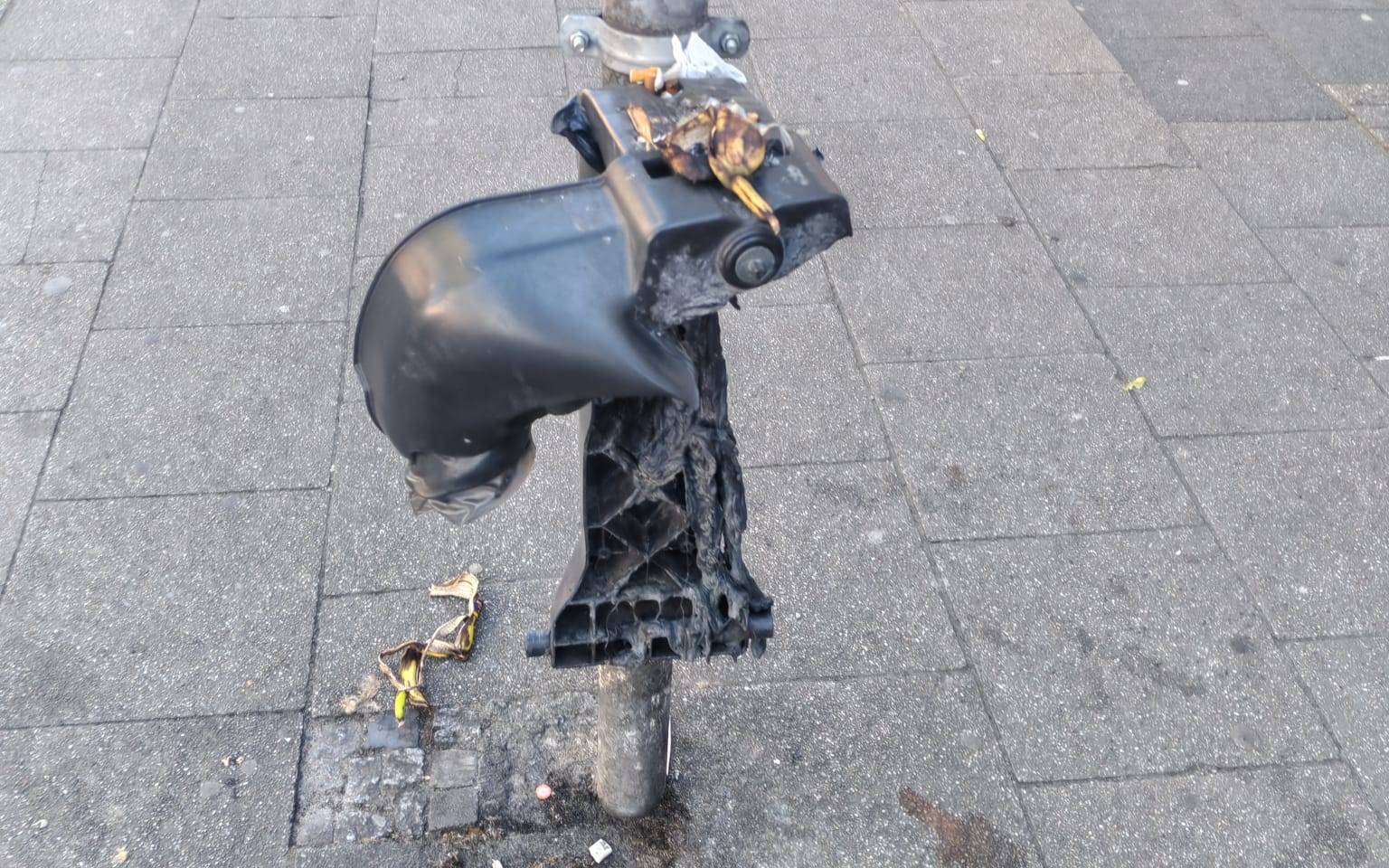 Oberhausen: Mehr Vandalismus an Papierkörben