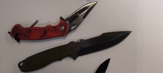 Mann trägt sechs Messer bei sich – Kontrolle in Essen