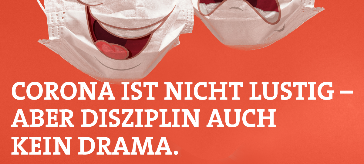 Kampagne der Stadt: Corona ist nicht lustig