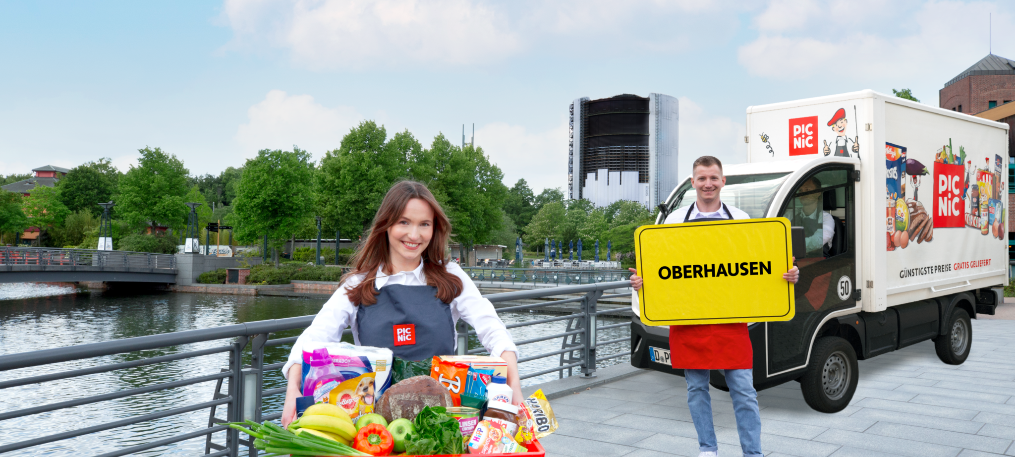 Lebensmittel-Lieferservice Picnic zieht nach Oberhausen