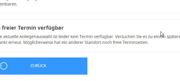 Riesenärger um Terminservice der Stadt