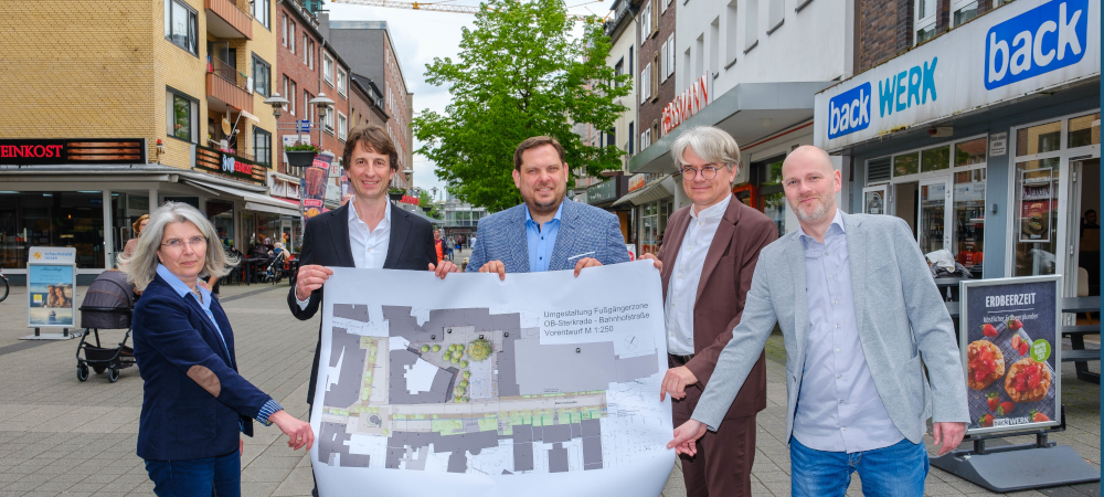 Stadt informiert heute über Umbau der Bahnhofstraße