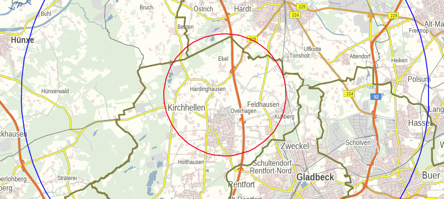 Geflügelpest in Bottrop: Überwachungszone bis Oberhausen