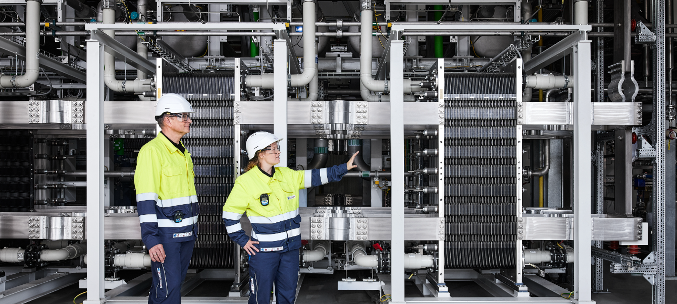 Wasserstoff-Produktion im großen Stil