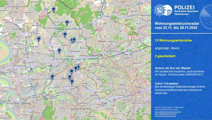Grafik: Polizei Oberhausen
